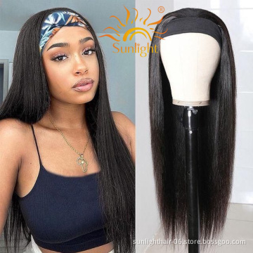 Echantillon gratuit Sunlight sans colle perruques-naturel cheveux humain pour les femmes Francais Perruque  bandeau de machine
